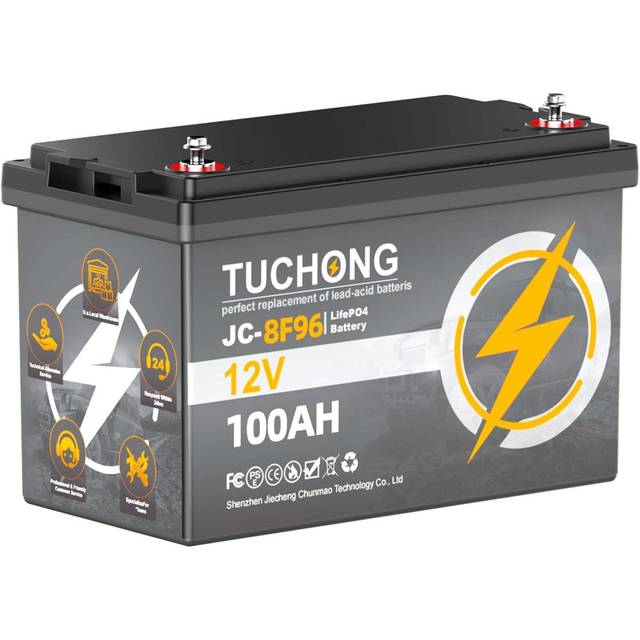 Tuchong 12V 100Ah LiFePO4 Battery