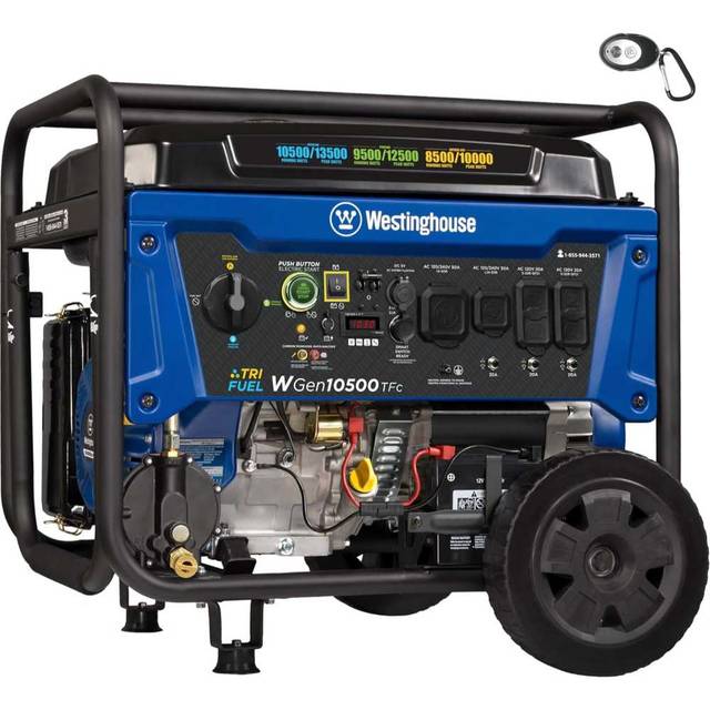 Westinghouse 13,500W Tri-Fuel Generator w/ Remote Start