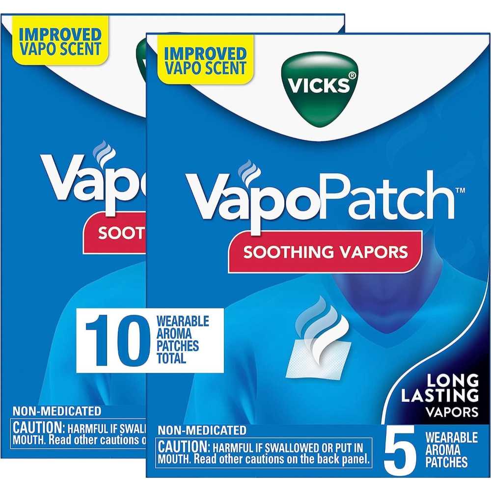 10-Pack Vicks VapoPatch Soothing Vapor Patch