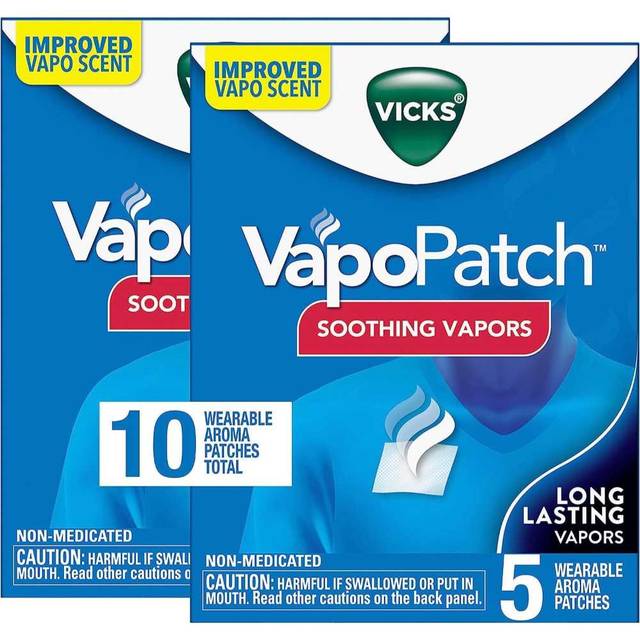 10-Pack Vicks VapoPatch Soothing Vapor Patch