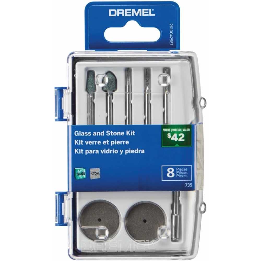 Dremel 8-Piece Glass & Stone Accessory Kit