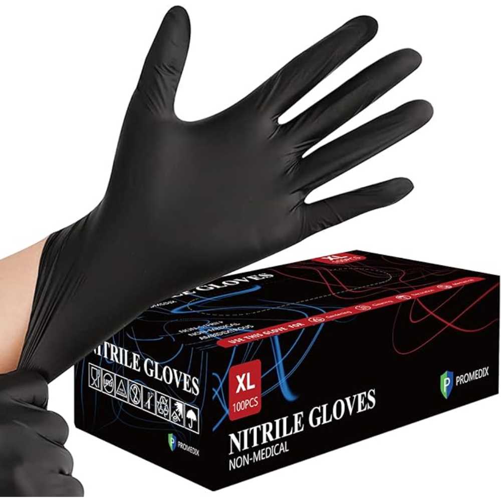 50-Pack PROMEDIX P 4-Mil Nitrile Gloves (Various Sizes)