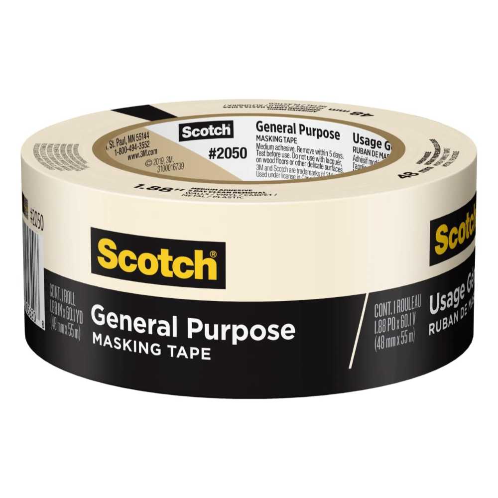 Scotch 1.88" x 60.1 yd. General Purpose Masking Tape