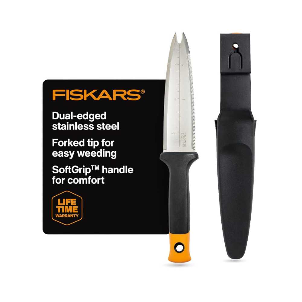 Fiskars 7.1" Hori Hori Garden Knife w/ Sheath