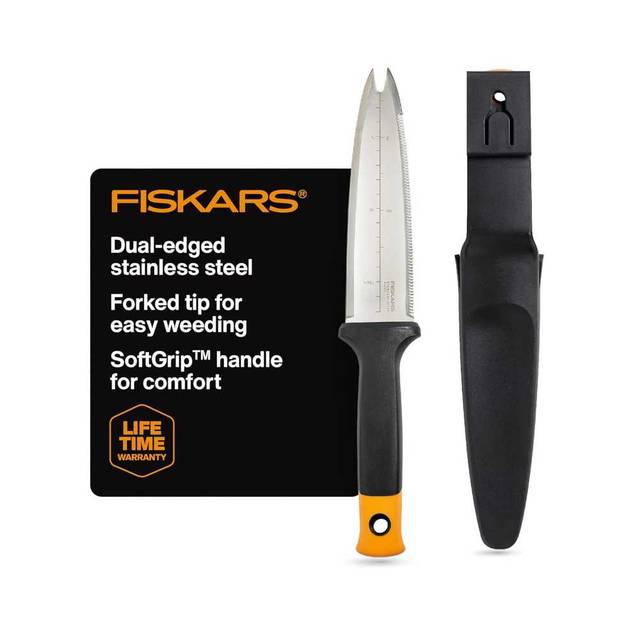 Fiskars 7.1" Hori Hori Garden Knife w/ Sheath