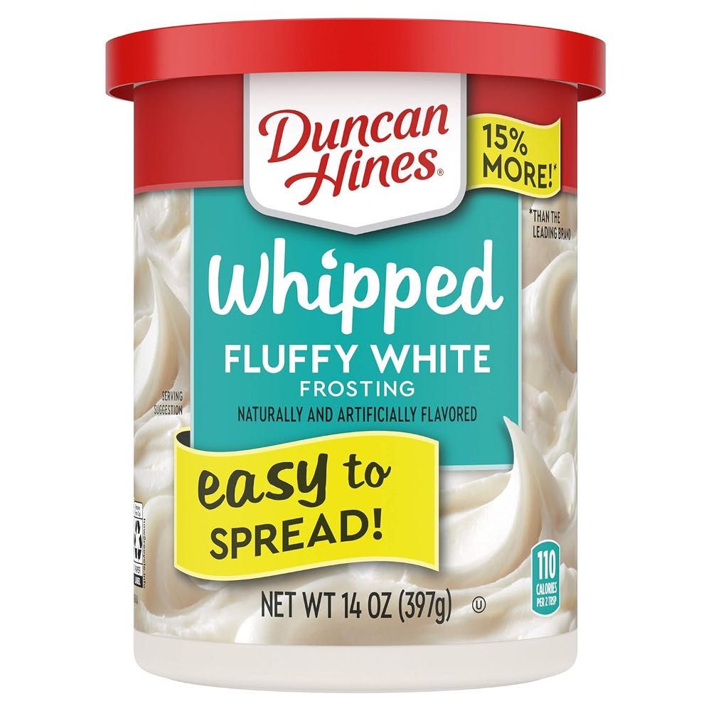 8-Pack Duncan Hines Whipped White Frosting, 14 oz.