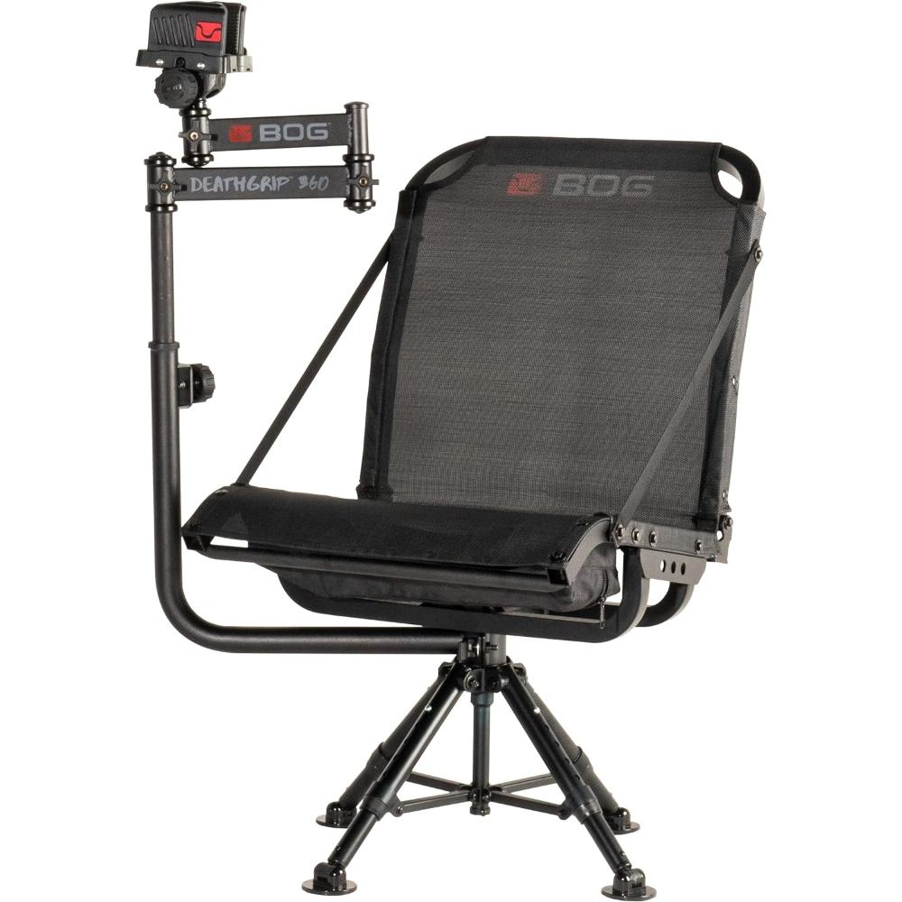BOG DeathGrip 360 Chair w/ DeathGrip Universal Gun Rest
