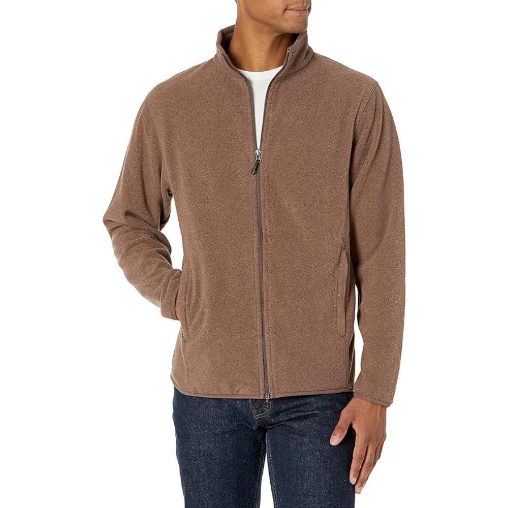 Amazon Essentials Men's Full-Zip Fleece Jacket (Various Colors and Sizes)