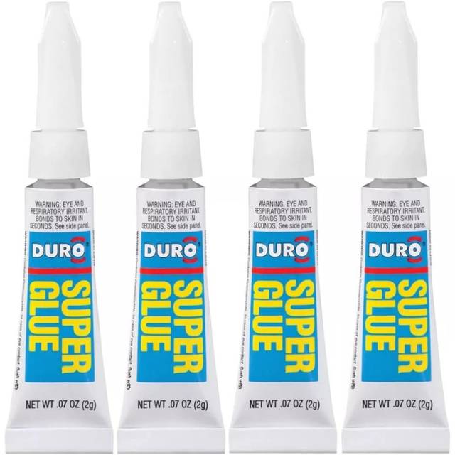 4-Pack Duro Super Glue, .07 oz.