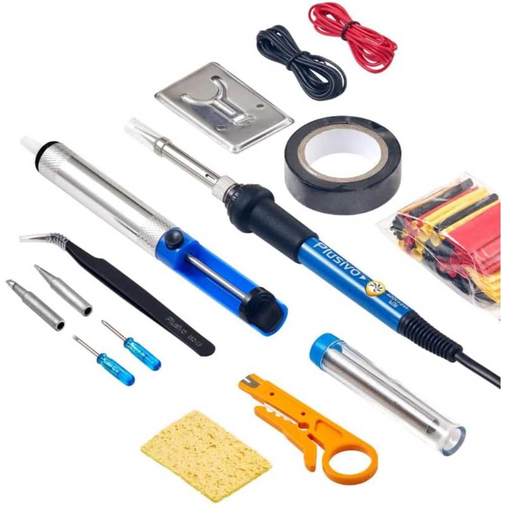 Plusivo 60W Soldering Iron Kit w/ Accessories