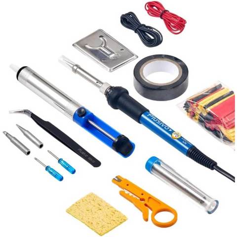 Plusivo 60W Soldering Iron Kit w/ Accessories