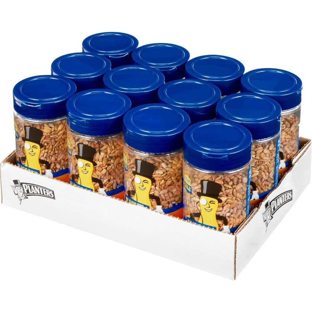 12-Pack PLANTERS Dry Roasted Sunflower Kernels 5.85 oz.