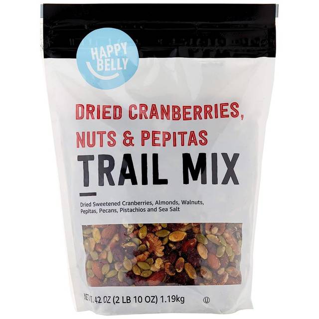 Happy Belly Dried Cranberries, Nuts & Pepitas Trail Mix, 42 oz.