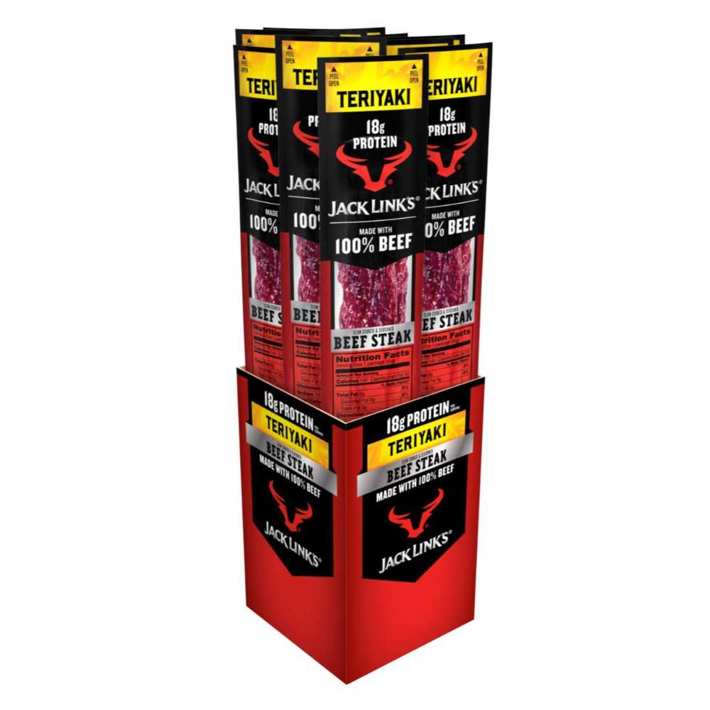 12-Pack Jack Link's Beef Steak, 2 oz. (Teriyaki)