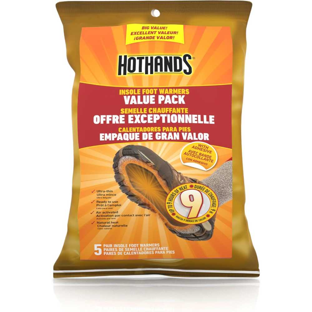 5-Pairs HotHands Insole Foot Warmers
