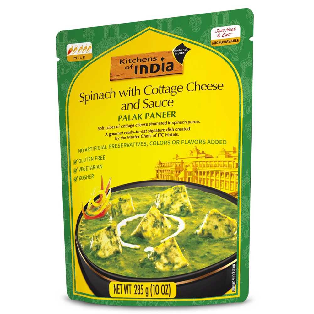 BOGO Deal: 6-Pack Kitchens of India Palak Paneer, 10 oz.