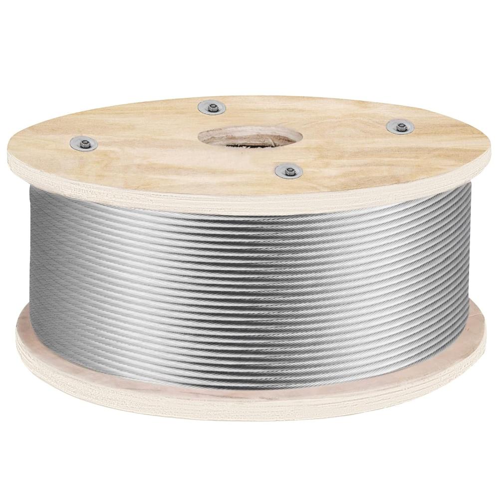 Vevor 500' x 3/16" Stainless Steel Wire Rope