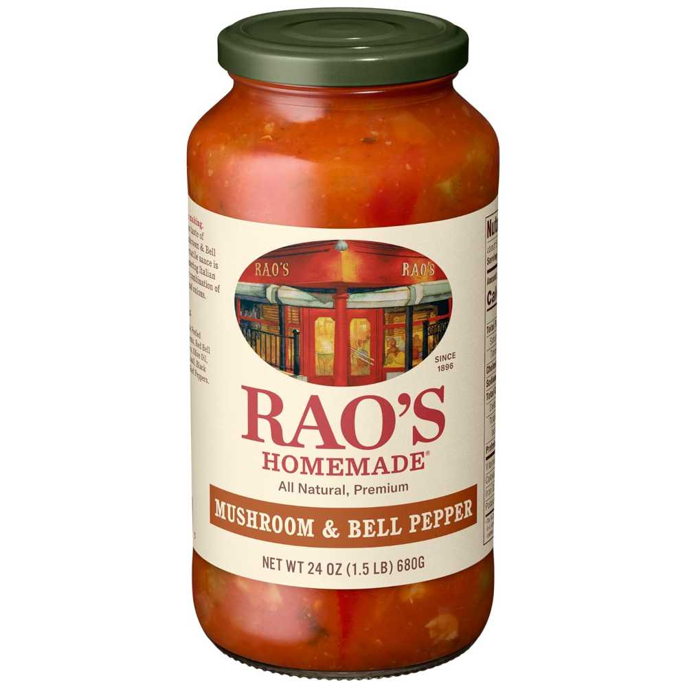 Rao's Homemade Mushroom & Bell Pepper Sauce, 24 oz.