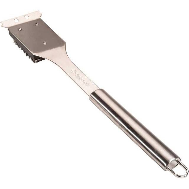 Cuisinart Stainless Steel Long-Handle Grill Cleaner Brush & Scraper