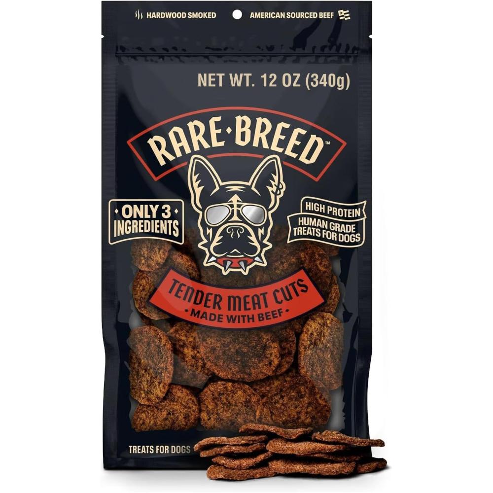 Rare Breed Soft Beef Human-Grade Dog Treats, 12 oz.