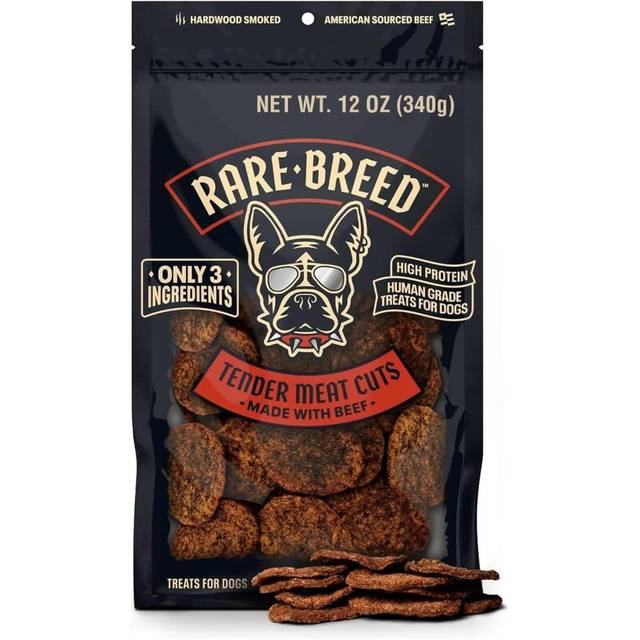 Rare Breed Soft Beef Human-Grade Dog Treats, 12 oz.
