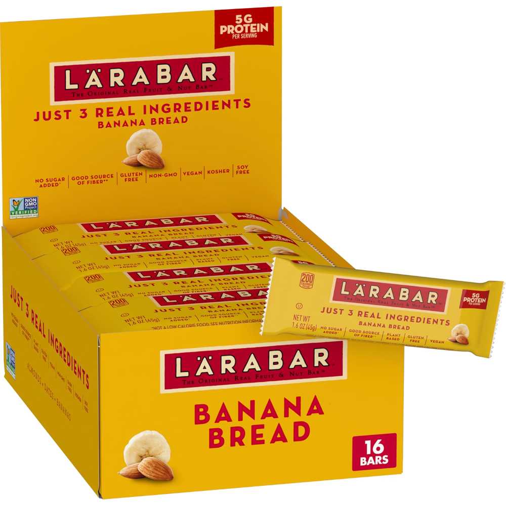 16-Pack Larabar Fruit & Nut Bar (Banana Bread)