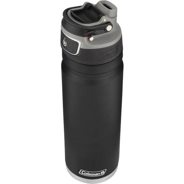 Coleman FreeFlow Vacuum-Insulated Stainless Steel Water Bottle w/ Leak-Proof Lid, 24 oz.