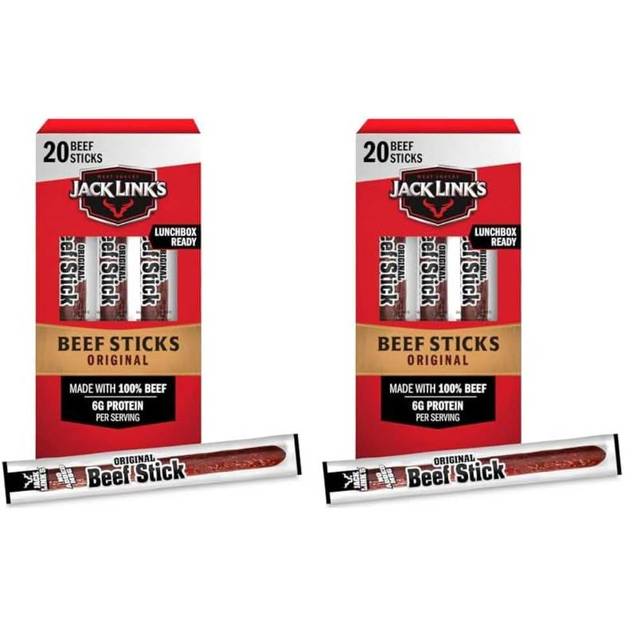 40-Pack Jack Link's Original Beef Sticks, 0.92 oz.