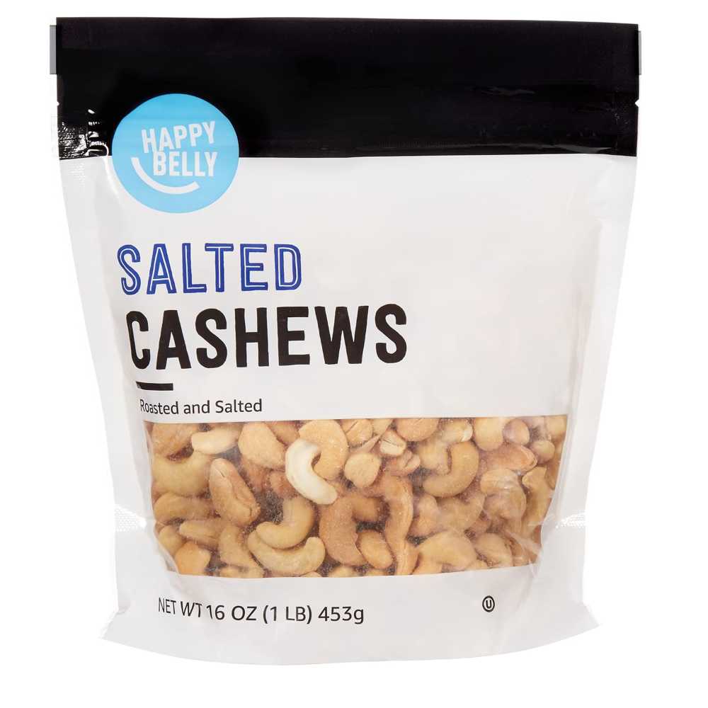 Happy Belly Cashews, 16 oz. (Roasted & Salted)