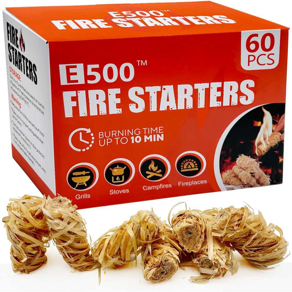 60-Pack E500 Fire Starters