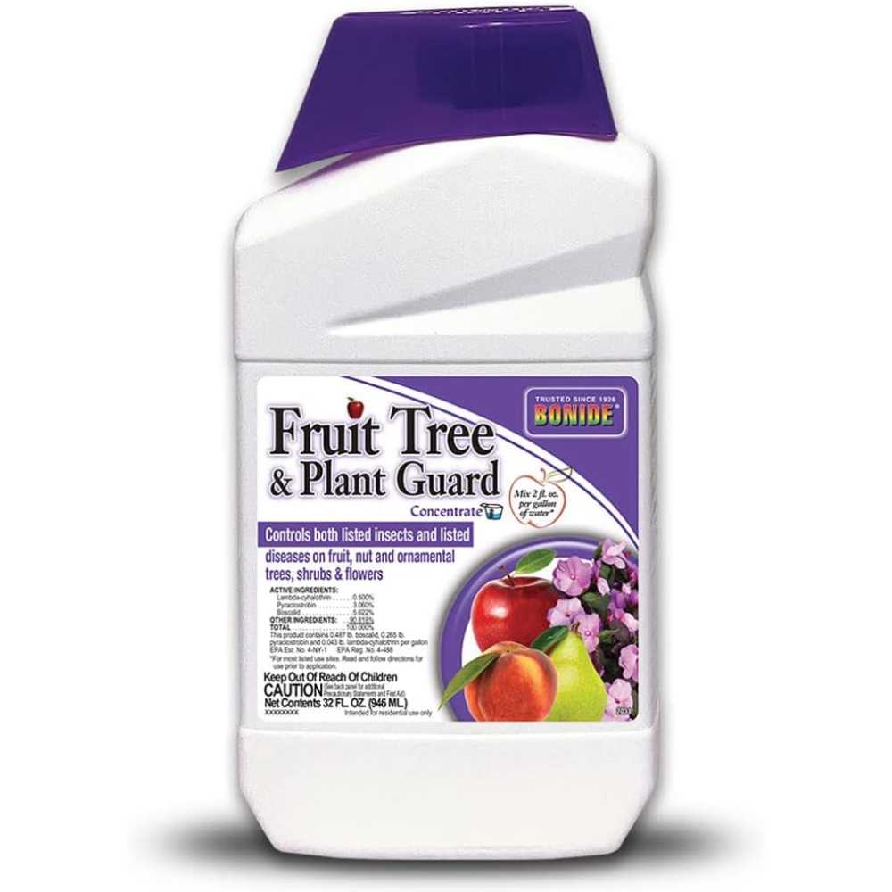 Bonide Fruit Tree & Plant Guard Concentrate Multi-Purpose Fungicide, Insecticide & Miticide, 32 oz.