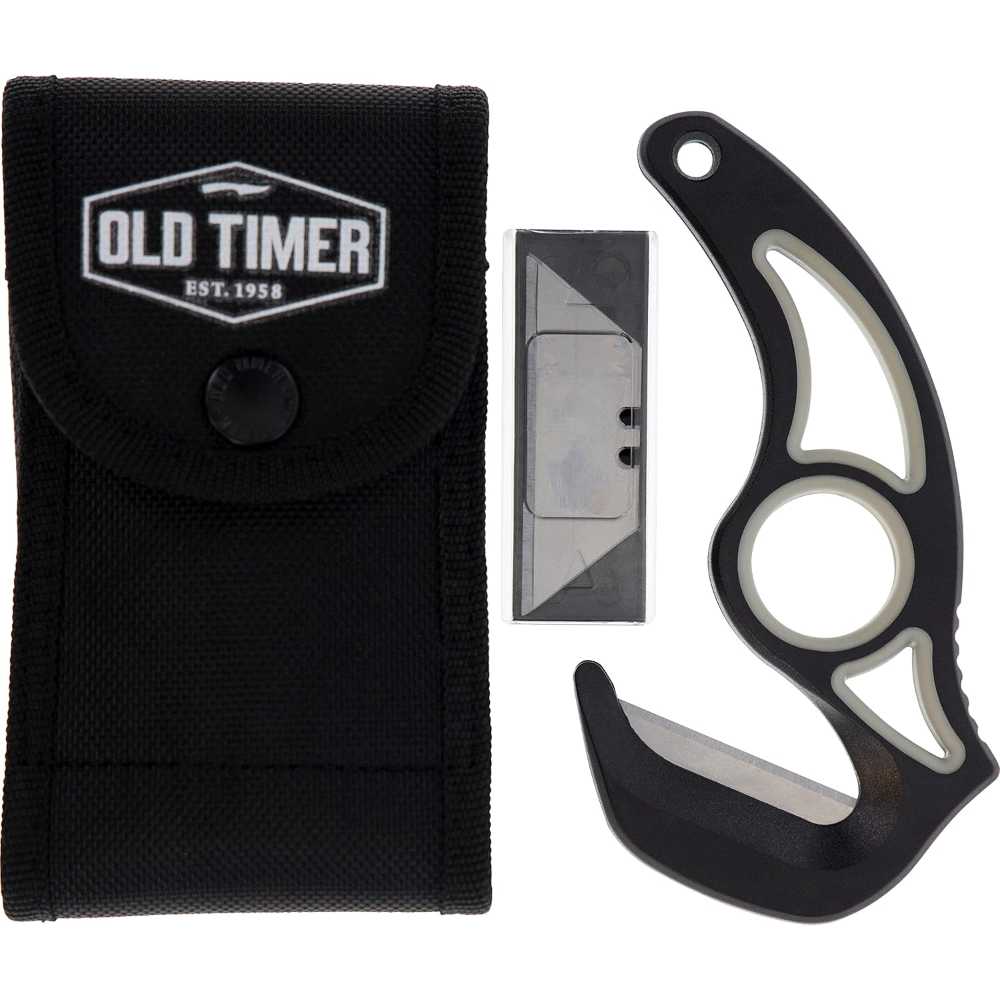 Old Timer Gut Hook w/ 6x Interchangeable Razor Blades
