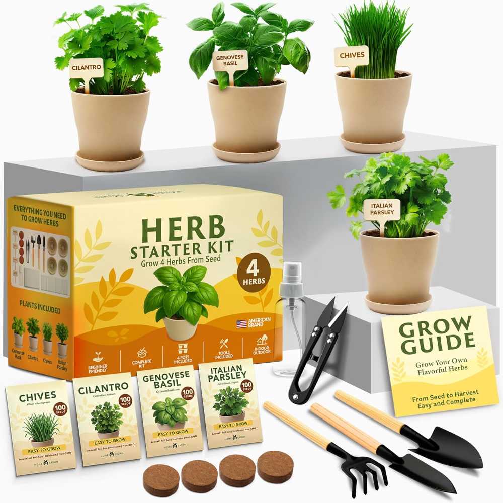 Free Herb Starter Kit with $35+ Seed Pack Purchase (Home Grown Seeds)