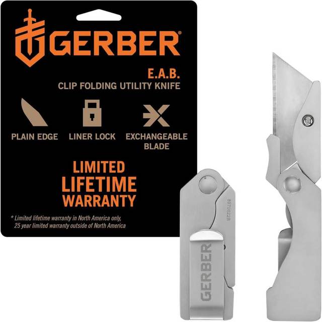 Gerber Exchange-A-Blade Folding Utility Knife w/ Money/Pocket Clip