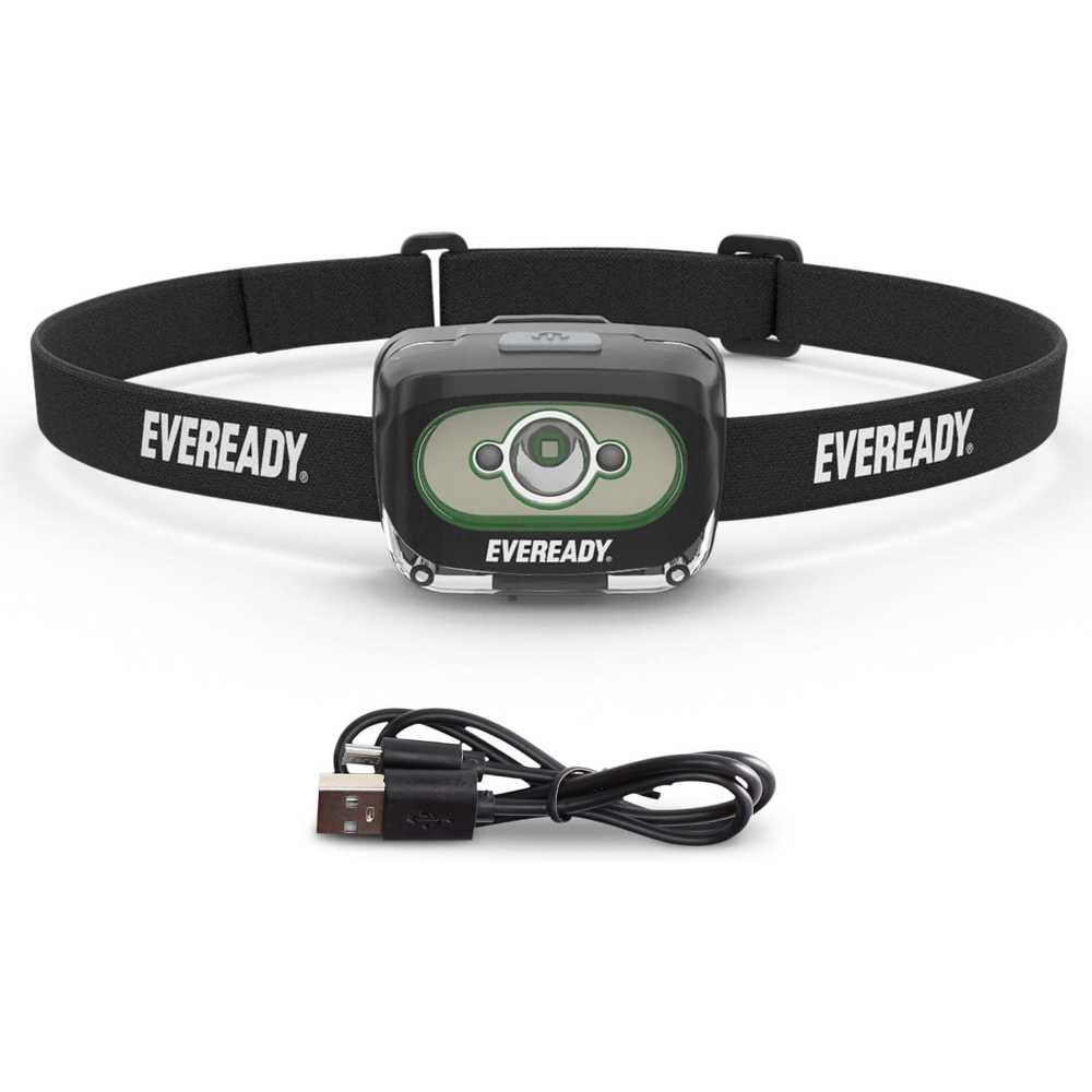 Prime Members: Eveready Rechargeable Headlamp w/ Red Light Mode