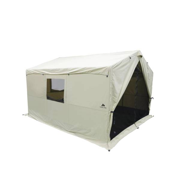 Ozark Trail North Fork 12' x 10' Outdoor Wall Tent w/ Stove Jack, Sleeping Capacity 6