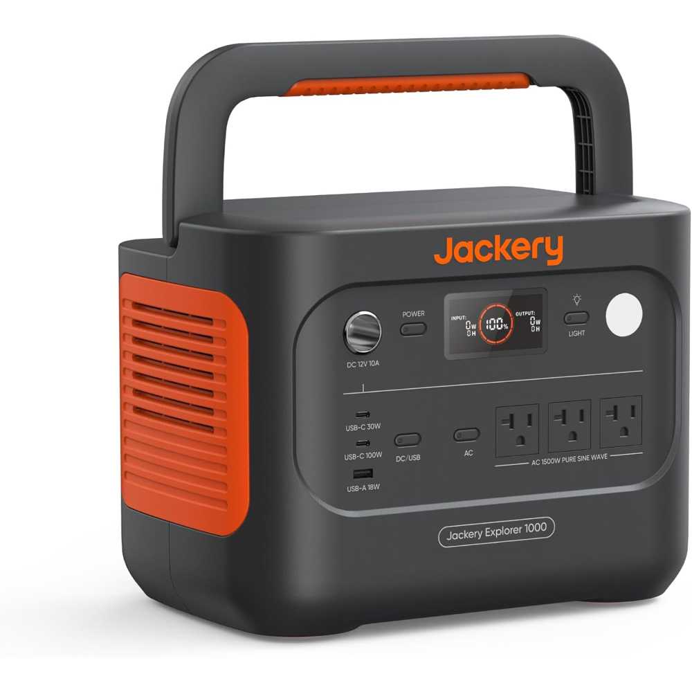 Jackery Explorer v2 1500W/1070Wh LiFePO4 Power Station