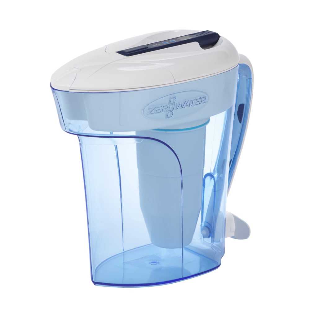 ZeroWater 12-Cup Water Filter Pitcher w/ Integrated TDS Meter