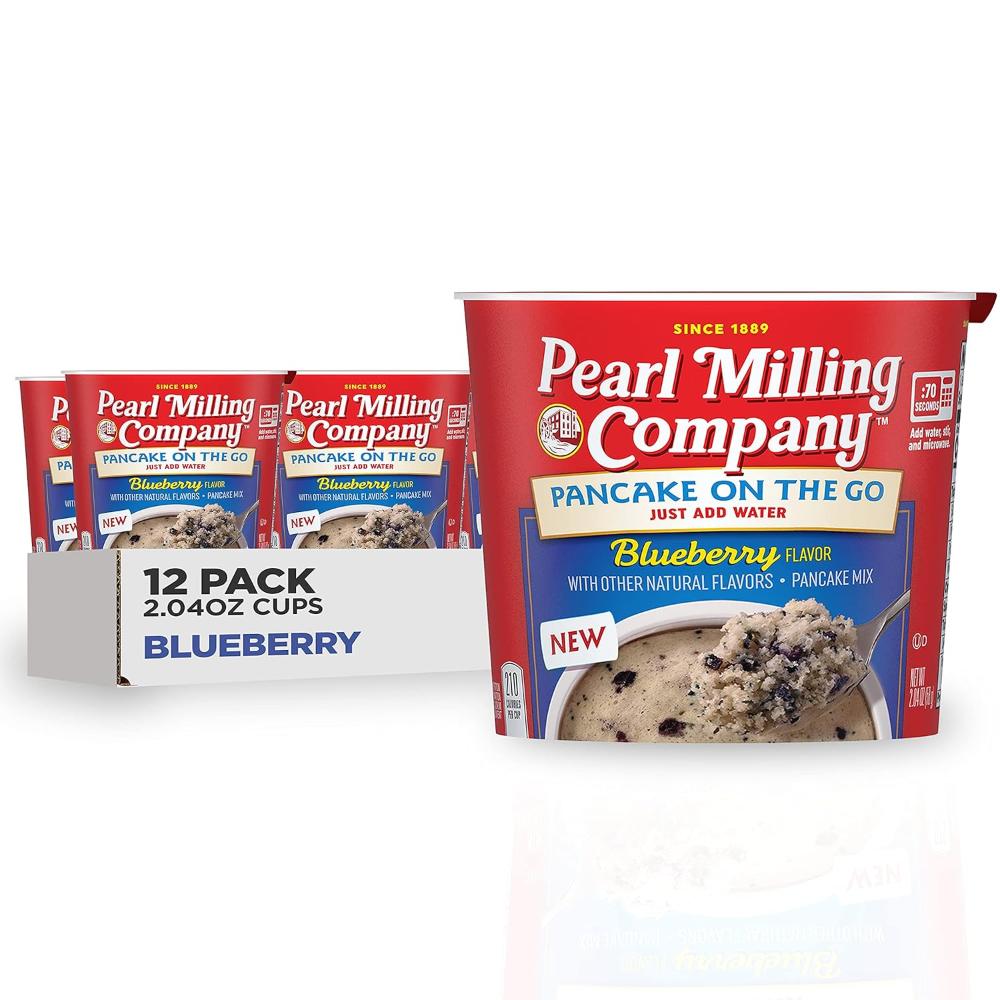 12-Pack Pearl Milling Company Pancake Cups (Blueberry)