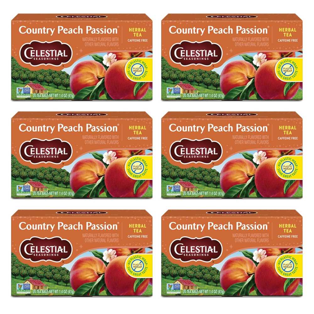 120-Pack Celestial Seasonings Herbal Tea (Country Peach Passion)