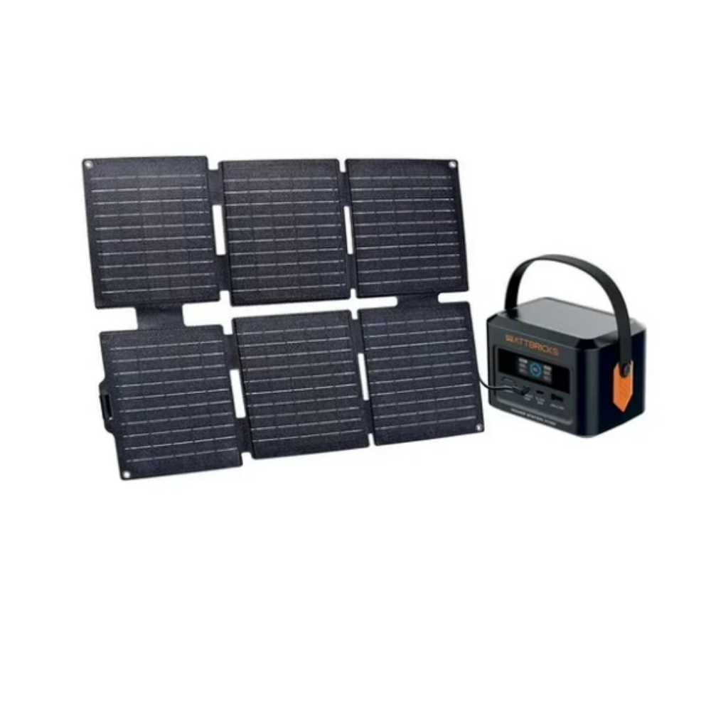 Wattbricks 100W/99.2Wh Power Station + 30W Solar Panel
