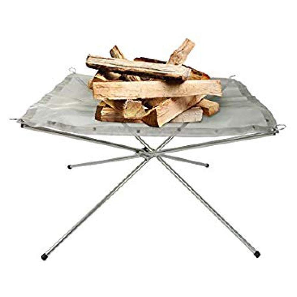 Rootless Portable Collapsible Steel Mesh Firepit