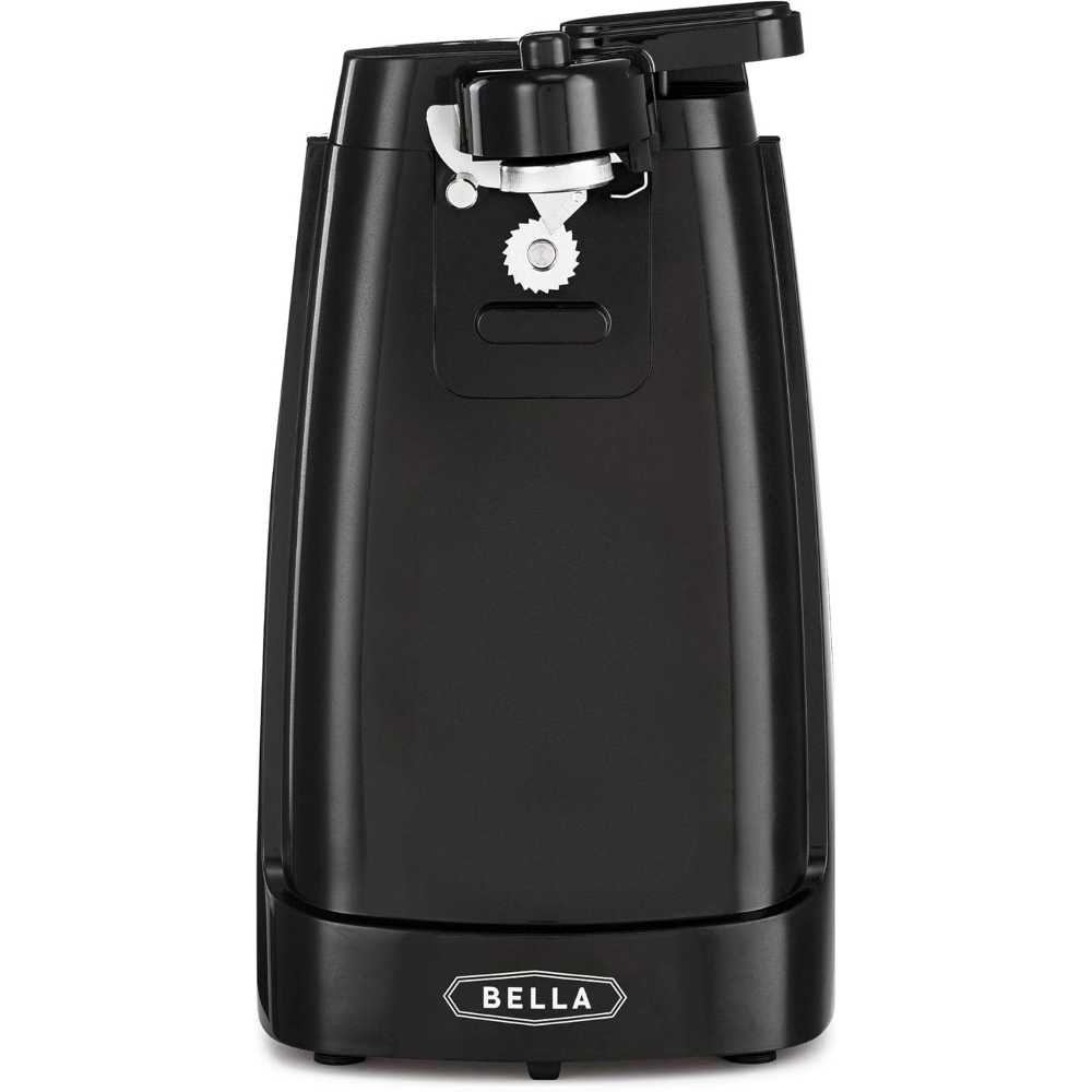 Bella Electric Can Opener w/ Knife Sharpener & Bottle Opener