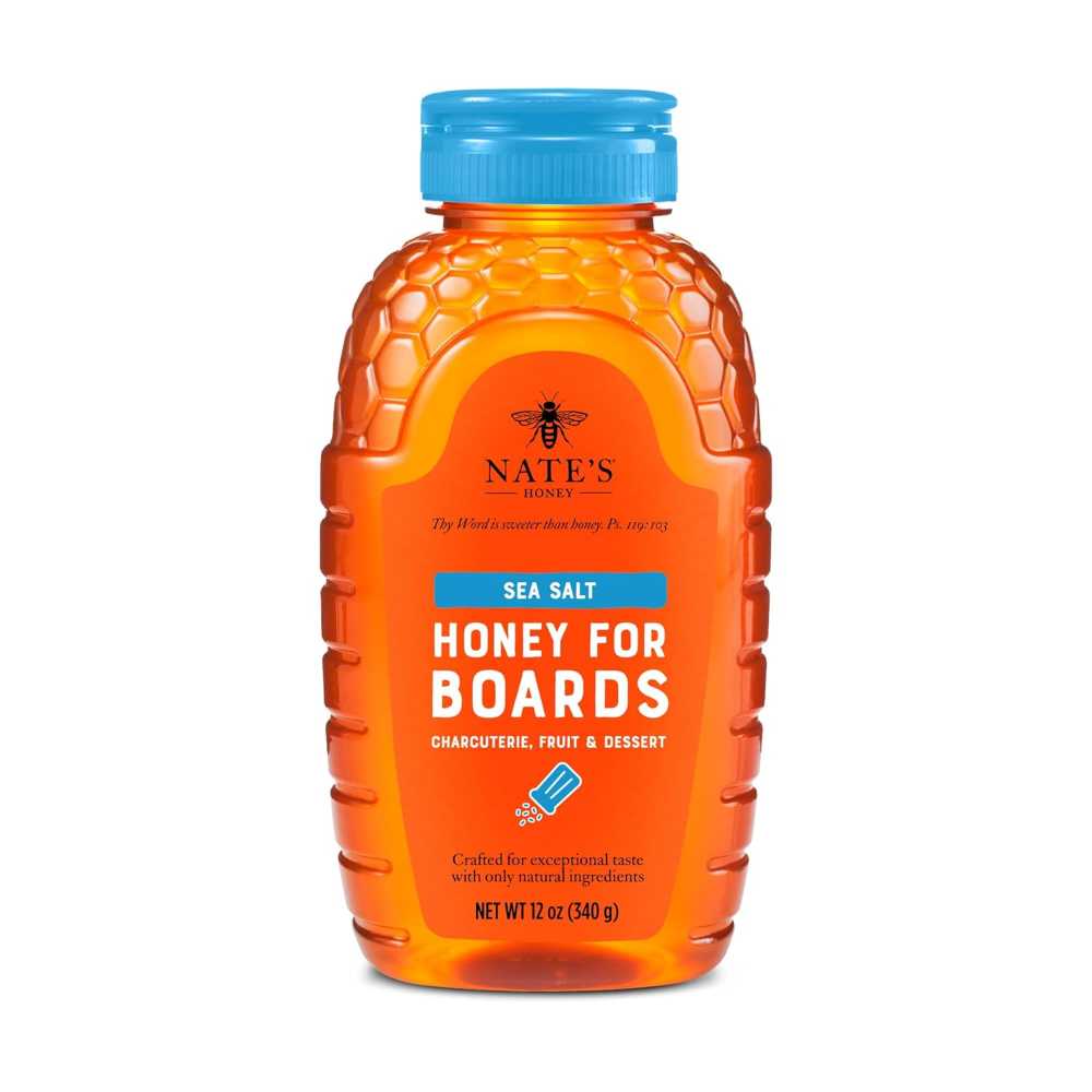 Nate's Sea Salt Honey for Boards, 12 oz.