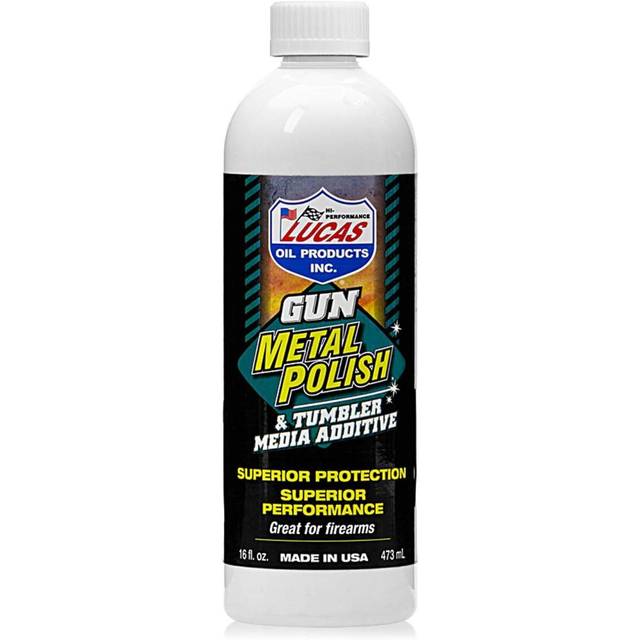 Lucas Oil Gun Metal Polish & Tumbler Media Additive, 16 oz.