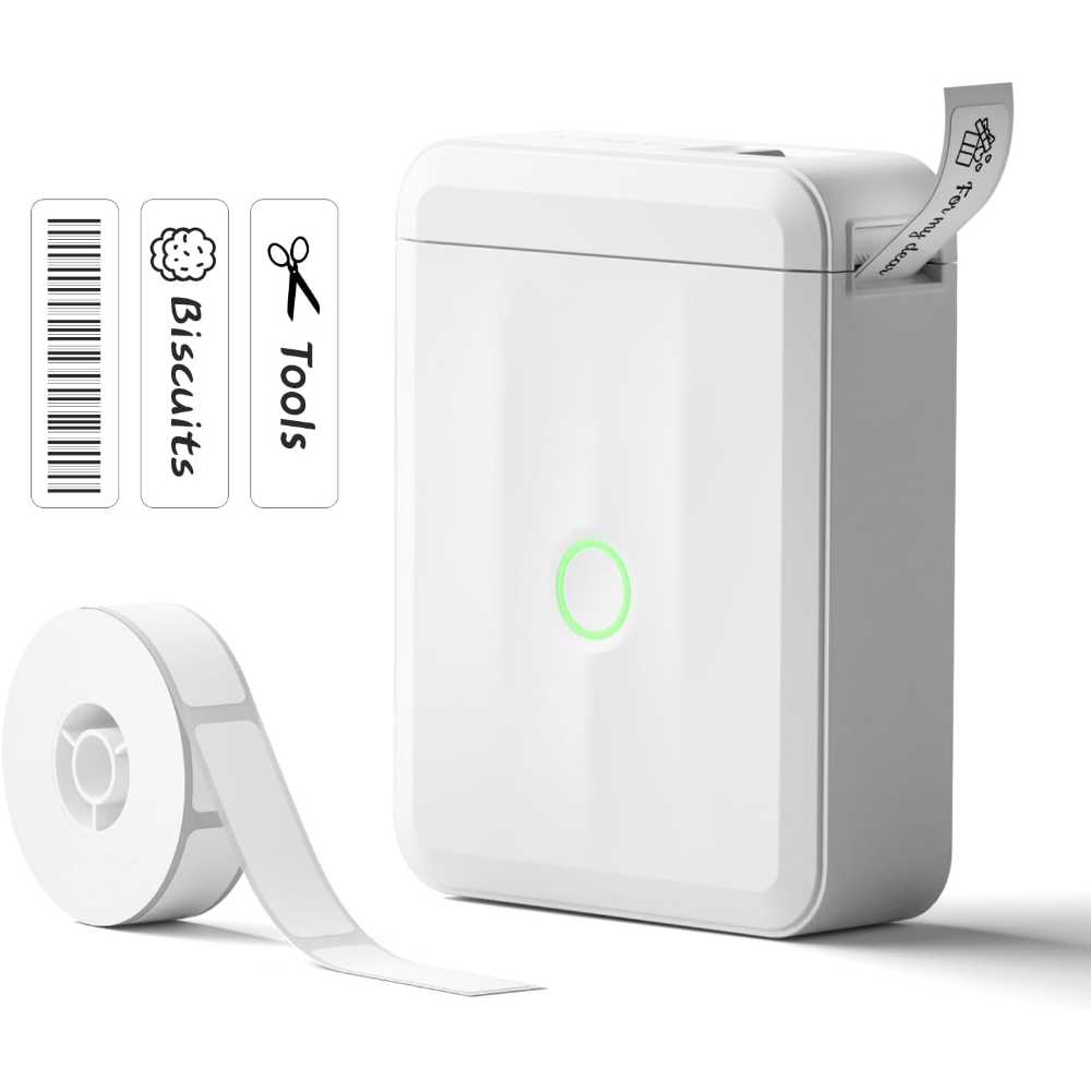 Prime Members: NIIMBOT D110 Bluetooth Label Maker Machine w/ Tape
