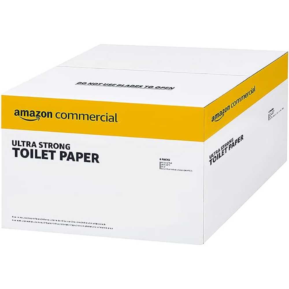 36-Pack AmazonCommercial 2-Ply Ultra Strong Toilet Paper