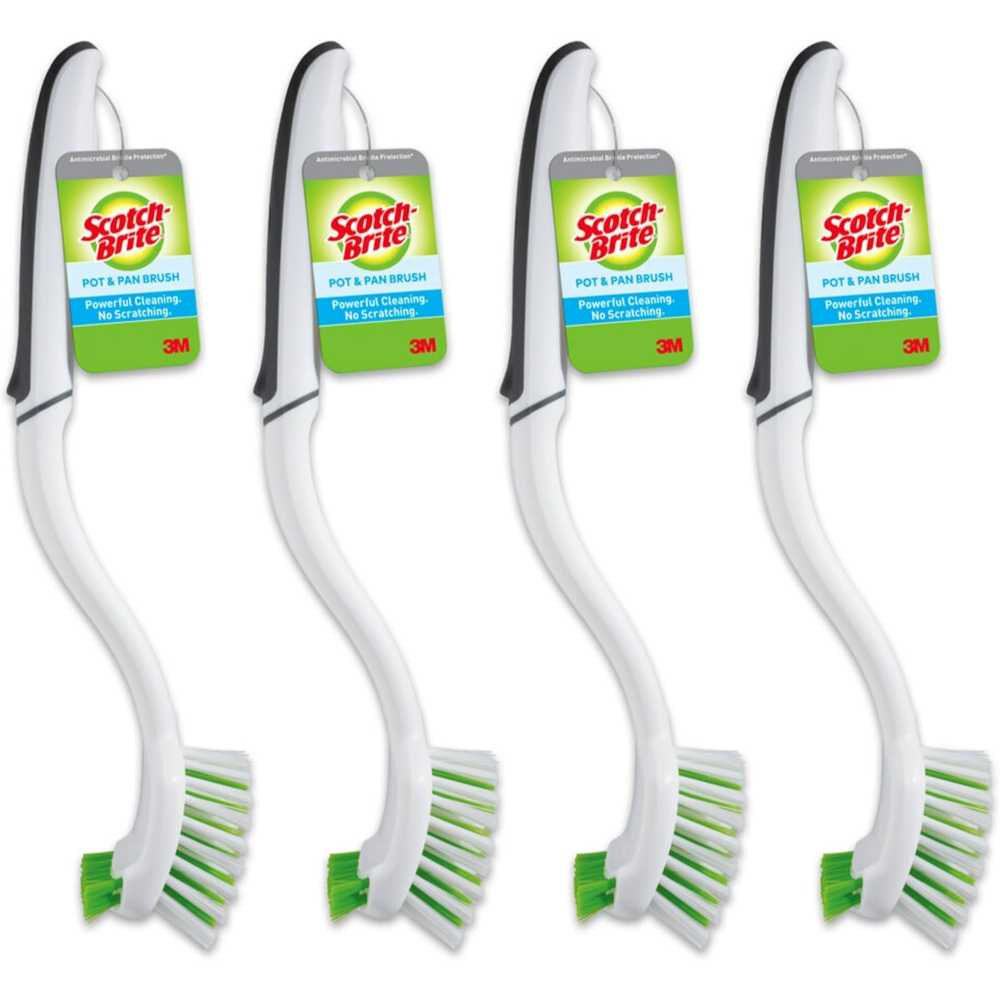 4-Pack Scotch-Brite Pot and Pan Brush