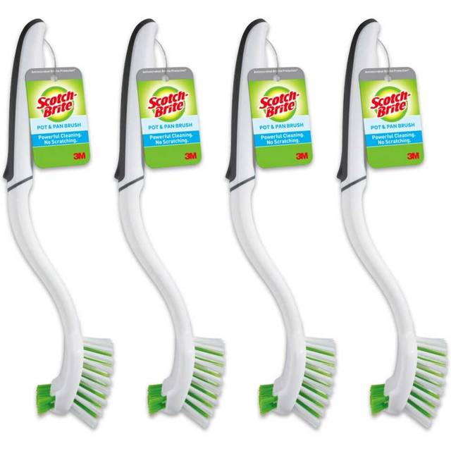4-Pack Scotch-Brite Pot and Pan Brush