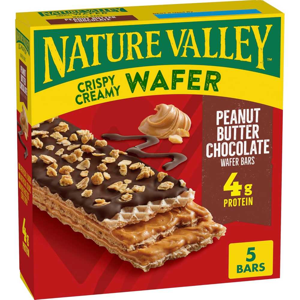 5-Pack Nature Valley Crispy Creamy Wafer Bars (Peanut Butter Chocolate)